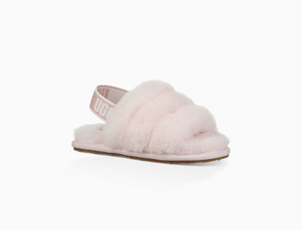 Fluff yeah slide top ugg seashell pink